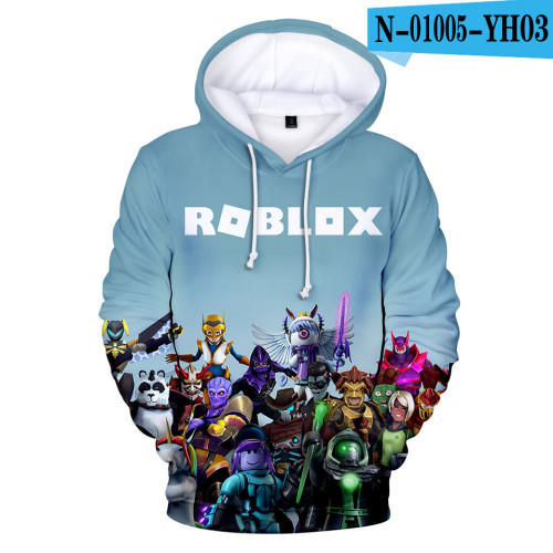 Roblox Youth Adults Hoodie Unisex Hooded Long Sleeve Sweatshirt Warm Fall Winter Outfit