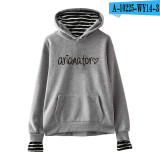 Ariana Grande Fashion Fake Two Pieces Hooded Sweatshirt  Hoodie