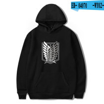 Anime Attack On Titan Wings Of Freedom Youth Hoodie Unisex Casual Pullover Sweatshirt Long Sleeve
