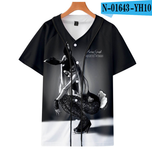 Ariana Grande Fashion Loose Unisex Baseball T-shirt