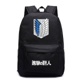 Anime Attack On Titan Backpack Students Backpacks Galaxy Color Trendy Bookbag