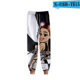 Ariana Grande Trendy 3-D Print Unisex Jogger Pants