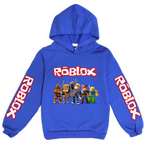 Roblox Kids Long Sleeve Hoodie Fall Hooded Sweatshirt Cotton Tops