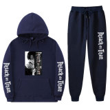 Anime Attack On Titan Fall Winter Sweatsuit Unisex Youth Casual Hoodie and Sweatpants 2 pieces Set