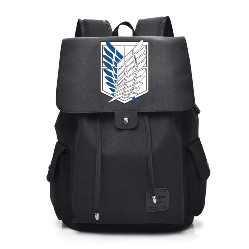 Anime Attack On Titan Youth School Backpack Bookbag Boys Girls Students Backpack