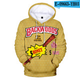 Backwoods Kids Fashion Print Hoodie Long Sleeves Trendy Unisex Hoodie
