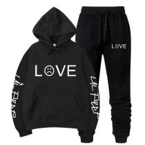 Lil Peep Fall Winter Sweatsuit Unisex Hoodie and Jogger Panst 2PCS Set