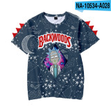 Backwoods Kids 3-D Printed Fashion Short Sleeves T-shirt Unisex T-shirt