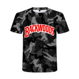 Backwoods Fashion Mens Camouflage T-shirt Casual Comfy T-shirt
