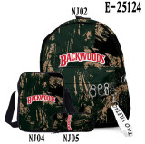 Backwoods Backpack 3 Pieces Set School Backpack Lunch Bag and Pencil Bag