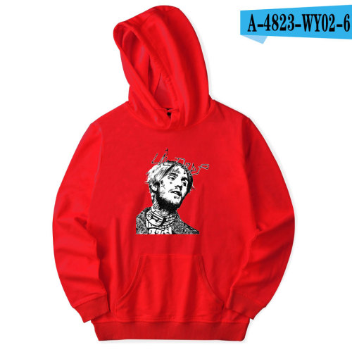 Lil Peep Print Hoodie Casual Long Sleeve Hooded Sweatshirt Unisex For Youth Adults