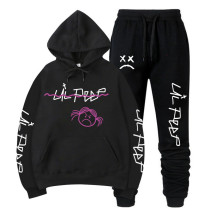 Lil Peep Casual Sweatsuit Unisex Hoodie and Sweatpants Set Street Style Outfit