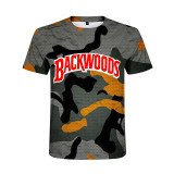 Backwoods Fashion Mens Camouflage T-shirt Casual Comfy T-shirt