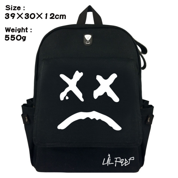 Lil Peep Canvas Backpack Travel Backpack Compuert Bag Youth Teen Shcool Backpack