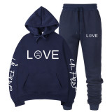 Lil Peep Fall Winter Sweatsuit Unisex Hoodie and Jogger Panst 2PCS Set