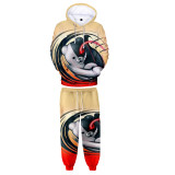 Danganronpa Youth Teens Sweatsuit Hoodie and Sweatpants 2 pieces Set Casual Fleece Outfit