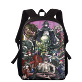 Danganronpa Backpack 3-D Stundents Backpack School Bookbag