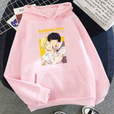 Anime Banana Fish Merch Unisex Boys Girls Casual Loose Hoodie Long Sleeve Pullover Oversize Sweatshirt