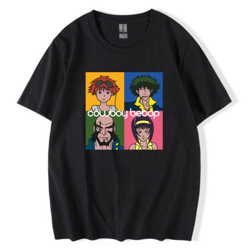 Cowboy Bebop Merch Casual T-shirt Unisec Summer Tops