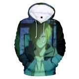 Anime Banana Fish Merch Unisex Youth Hoodie 3-D Trendy Hooded Long Sleeve Sweatshirt