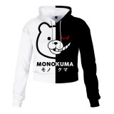 Danganronpa 3-D Girls Crop Top Hoodie Street Style Cool Crop Tops