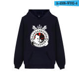 Danganronpa Youth Hoodie Casual Long Sleeve Fleece Sweatshirt Hooded Pullover Tops