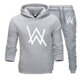 Alan Walker 2pcs Sweatsuit Long Sleeve Hoodie and Jogger Pants Set