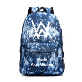 Alan Walker Backpack Unisex Shcool Backpack Bookbag Compuert Bag