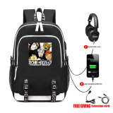 Cowboy Bebop Merch Stundenst Backpack Bookbag Computer Backpack With USB interface