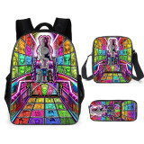 Danganronpa Backpack Set Students School Backpack With lunch Bag and Pencil Bag Set