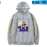 Anime Banana Fish Merch Youth Kids Hoodie Casual Loose Swearshirt For Fall Winter