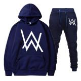 Alan Walker 2pcs Sweatsuit Long Sleeve Hoodie and Jogger Pants Set