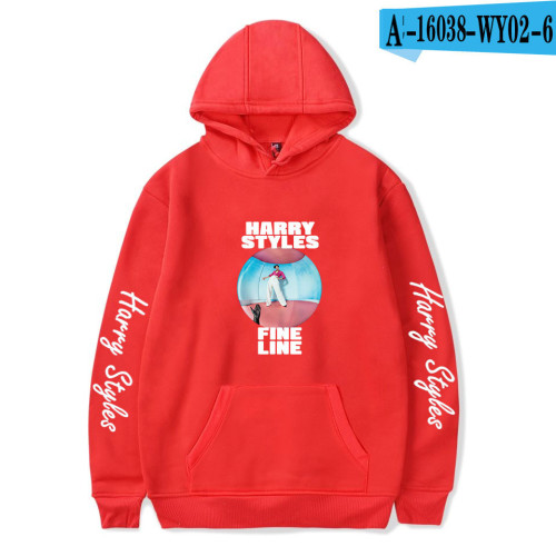 Harry Styles Hoodies Fine Line Print Graphic Fleece Hoodies Long Sleeve Pullover Sweatshirt