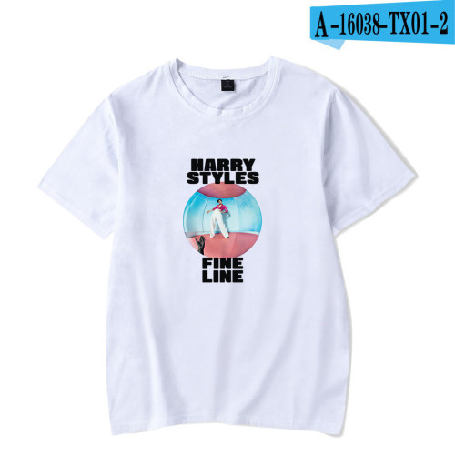 Harry Styles Fine Line Print Graphic Tee Unisex Summer T-shirt