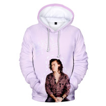 Harry Styles 3-D Hoodie Unisex Long Sleeve Casual Hooded Sweatshirt Fleece Hoodies