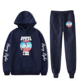 Harry Styles Fleece Sweatsuits 2pcs Set Casual Hoodie and Jogger Pants Set Outfit