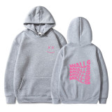 Harry Styles Hoodie Walls Print Casual Hoodie Unisex Fleece Sweatshirt Trendy Tops