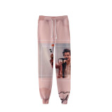 Harry Styles 3-D Jogger Pants Casual Sweatpants With Adjustable Waist