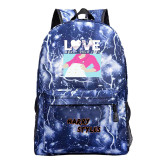 Harry Styles Backpacks Stundents School Bookbag Popular Youth Backpacks