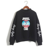 Harry Styles Turtle Neck Sweatshirt Girls Long Sleeve Pullover Sweatshirt Fleece Inside