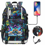 Anime One Piece Rucksack Cool Backpack High Quality Backpacks With USB Charging Interface