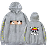 One Piece Luffy Hoodie Unisex Long Sleeve Casual Fleece Hoodies Sweatshirt