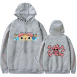Anime One Piece Tony Tony Chopper Print Hoodies Unisex Fleece Hoodie Casual Sweatshirt Tops