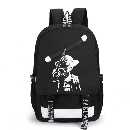 Anime One Piece Students Backpack School Backpack Bookbag For Girls Boys