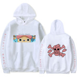 Anime One Piece Tony Tony Chopper Print Hoodies Unisex Fleece Hoodie Casual Sweatshirt Tops