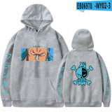 Anime One Piece Franky Print Hoodies Youth Teens Hooded Sweatshirt Winter Fall Fleece Tops