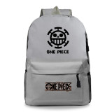 Anime One Piece Galaxy Color Hoodies Fans Backpack Students Backpack Bookbag
