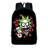 Rick and Morty 3-D Kids Girls Boys Backpack School Bookbag Travel Backpack