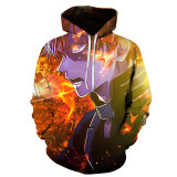 My Hero Academia 3-D Hoodie Unisex Hooded Long Sleeve Sweatshirt Tops