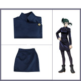 Anime Jujutsu Kaisen Costumes Mai Zenin Black/Blue Cosplay Costume Halloween Cosplay outfit
